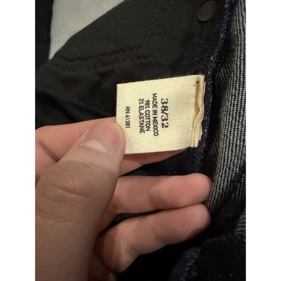 Polo Ralph Lauren Authentic Dungarees 38x33 Jeans Sullivan Slim Dark Wash *READ - Picture 10 of 13